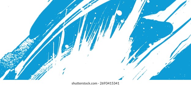 Moderno fondo Abstractas vibrante pintura azul Splash Brush Textura