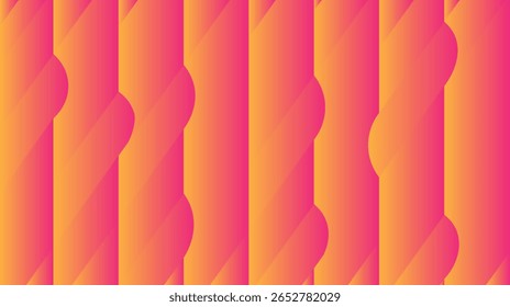 Un fondo abstracto moderno con un vibrante patrón de degradado naranja y rosa para un diseño moderno y llamativo.