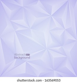 Modern abstract background with volume triangles. vector