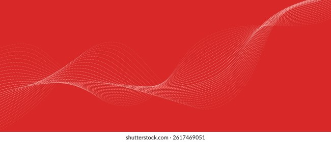 Modern Abstract Background with Wave Design