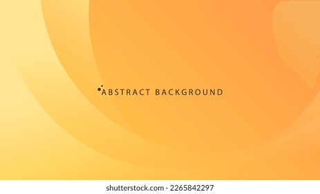 Modern Abstract Background Wave Lines Fluid Liquid Motion and Orange Yellow Gradient Color