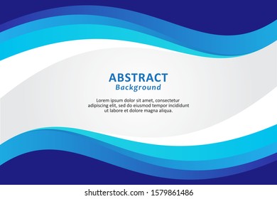 Modern abstract background with wave shapes
