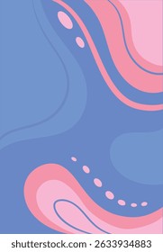 Modern abstract background wave shapes in a minimalist style. Perfect for digital backdrops and aesthetic templates for Stories or videos. A versatile and stylish design ideal for social media content