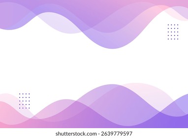 Modern abstract background. Wave simple design. Purple design. Colorful. Memphis. Shape. Vector illustration.