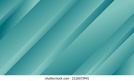 Modern Abstract Background with Waves Element and Green Color