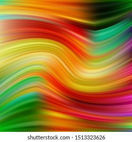 Modern abstract background Wavy colored lines