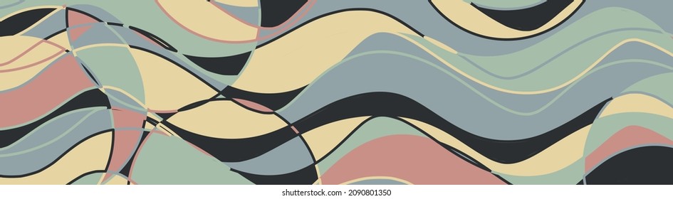 Fondo abstracto moderno. Formas onduladas, colores cálidos y suaves. Textura horizontal moderna para banner, fondo de sitios, red social, folleto, páginas web, aplicaciones, tarjeta de saludo