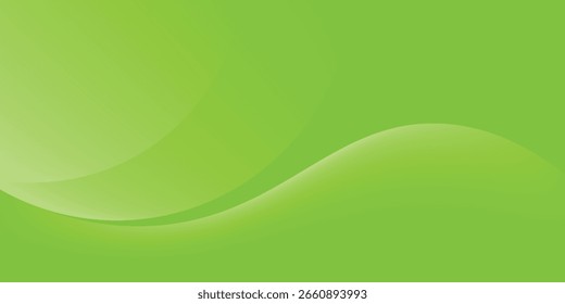 Moderner abstrakter Hintergrund. Wellenförmiger, grüner und weißer Hintergrund.