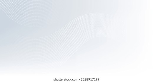 Modern abstract background with wavy lines. Digitalfuture technology concept. vector illustration.