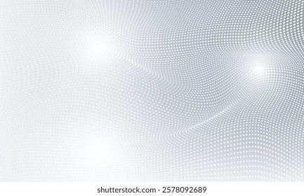 Modern abstract background with wavy lines. Digitalfuture technology concept. vector illustration.