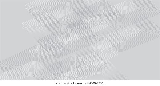 Modern abstract background with wavy lines. Digital future technology concept. Vector illustration.