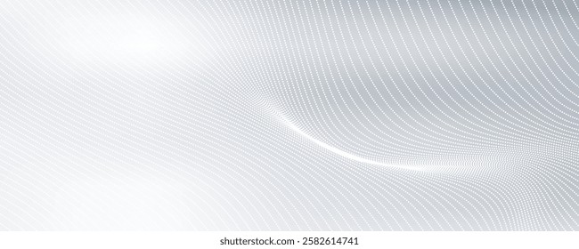 Modern abstract background with wavy lines. Digitalfuture technology concept. vector illustration.