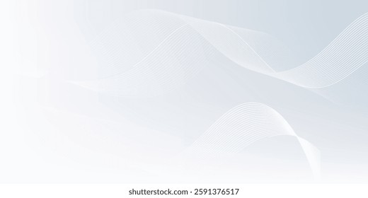 Modern abstract background with wavy lines. Digitalfuture technology concept. vector illustration.
