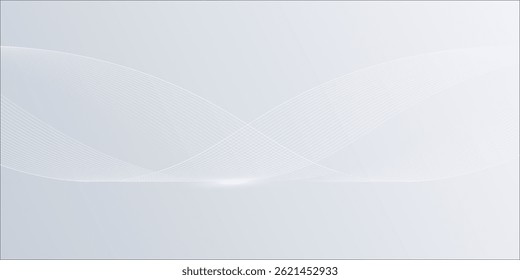 Modern abstract background with wavy lines. Digitalfuture technology concept. vector illustration.