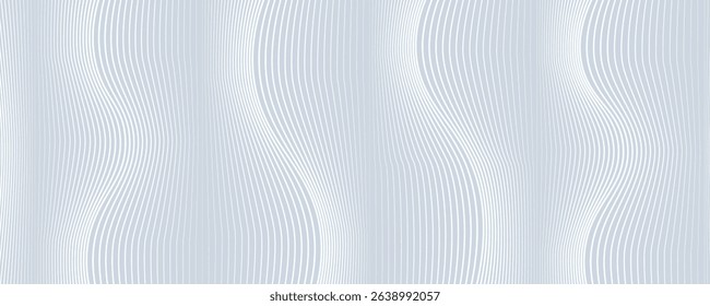 Modern abstract background with wavy lines. Digitalfuture technology concept. vector illustration.
