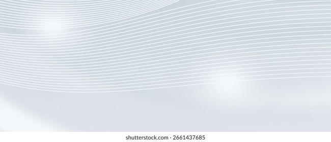 Modern abstract background with wavy lines. Digitalfuture technology concept. vector illustration. EPS10. 