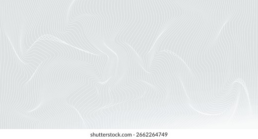 Modern abstract background with wavy lines. Digitalfuture technology concept. vector illustration.