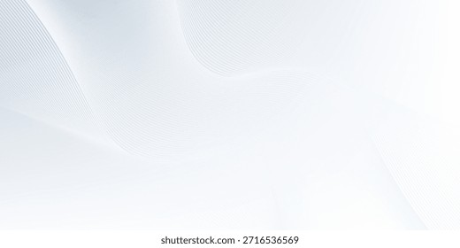 Moderner abstrakter Hintergrund mit gewellten Linien. Digitales Technologiekonzept der Zukunft. Vektorgrafik.