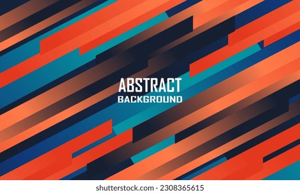 Modern abstract background and white text. Orange and blue tone abstract background.Vector background abstract art style can be used in cover design, book design, poster, flyer, cd cover, website back