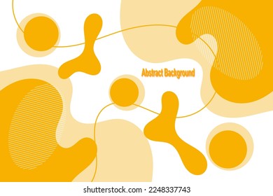 modern abstract background with yellow color fluid shapes ,minimal poster. ideal for banner, web, header, cover, billboard, brochure, social media, landing page 