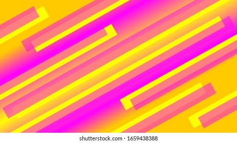 Fondo abstracto moderno con degradado amarillo y rosa. Esta plantilla rectangular es perfecta para papel pintado, banner, folleto, portada, etc.