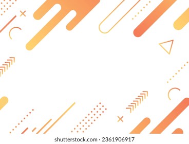 Modern abstract background yellow and white colors. Trendy geometric modern design.