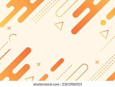 Modern abstract background yellow and white colors. Trendy geometric modern design.