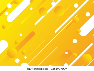Colores modernos y abstractos de fondo amarillo y blanco. Diseño geométrico moderno de moda.
