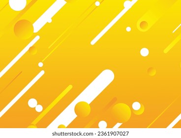 Modern abstract background yellow and white colors. Trendy geometric modern design.
