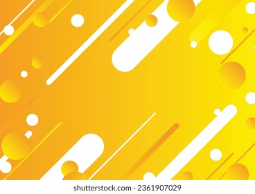 Colores modernos y abstractos de fondo amarillo y blanco. Diseño geométrico moderno de moda.