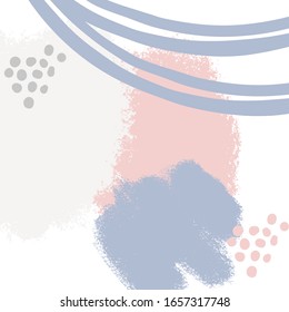 Moderner abstrakter Hintergrund für Ihr Design. Rosa und Blau. Pinselstriche