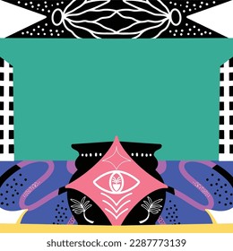 Modern abstract for background,banner,feed instagram