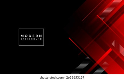gradações abstratas modernas background.black e red. slash shape.trendy.colors.geometric memphis.vetor eps 10