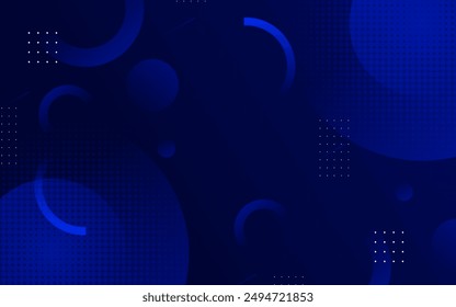 Fondo abstracto moderno.gradación azul oscuro .geométrico. Semitono.memphis.eps 10