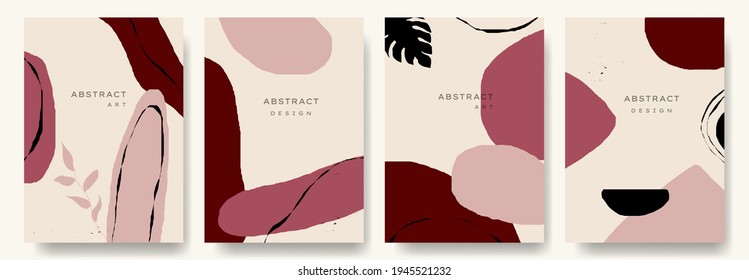 Modern abstract background.minimal trendy style with copy space for text - design templates good for postcards, poster, business card, flyer, brochure, magazine, social media and other. vector eps 10
