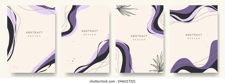 Modern abstract background.minimal trendy style with copy space for text - design templates good for postcards, poster, business card, flyer, brochure, magazine, social media and other. vector eps 10
