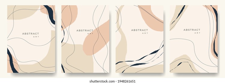 Modern abstract background.minimal trendy style with copy space for text - design templates good for postcards, poster, business card, flyer, brochure, magazine, social media and other. vector eps 10
