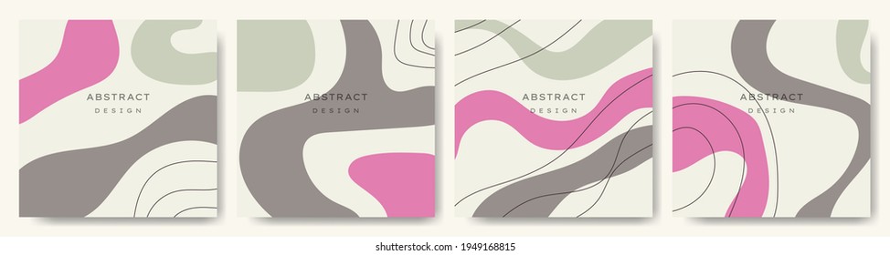 Modern abstract background.minimal trendy style with copy space for text - design templates good for postcards, poster, business card, flyer, brochure, magazine, social media and other. vector eps 10

