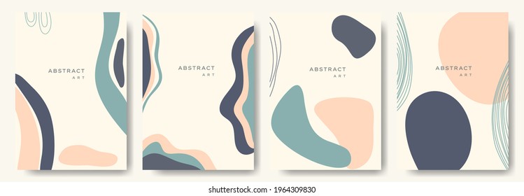 Modern abstract background.minimal trendy style with copy space for text - design templates good for postcards, poster, business card, flyer, brochure, magazine, social media and other. vector