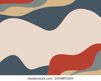 Fondo abstracto moderno. estilo de moda mínimo con espacio de copia para el texto - Plantillas de diseño buenas para postales, póster, tarjeta de visita, folleto, folleto, invitación, redes sociales y otros. Vector illus