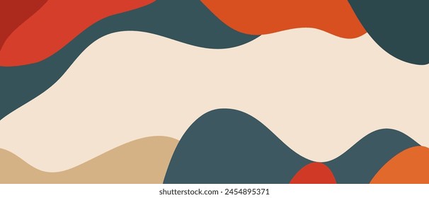 Fondo abstracto moderno. estilo de moda mínimo con espacio de copia para el texto - Plantillas de diseño buenas para postales, póster, tarjeta de visita, folleto, folleto, invitación, redes sociales y otros. Vector illus