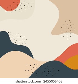 Fondo abstracto moderno. estilo de moda mínimo con espacio de copia para el texto - Plantillas de diseño buenas para postales, póster, tarjeta de visita, folleto, folleto, invitación, redes sociales y otros. Vector
