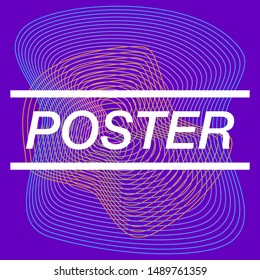 Modern abstract backgrounds with abstract gradient linear waves. Vector illustration concept with universal abstract shapes.