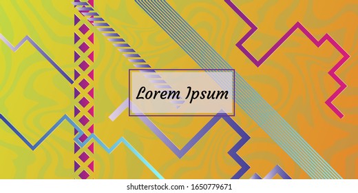 modern abstract backgrounds with gradient linear waves. Simply geometric template for designa