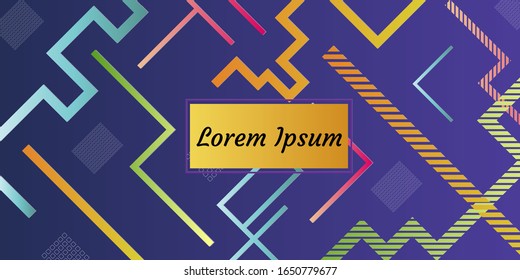 modern abstract backgrounds with gradient linear waves. Simply geometric template for designa