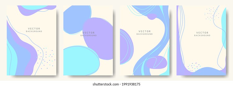 Modern abstract backgrounds.minimal trendy style. various shapes set up design templates good for background card greeting wallpaper brochure flier invitation and other. vector illustration