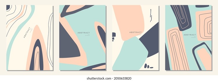 Modern abstract backgrounds.minimal trendy style. various shapes set up design templates good for background  card greeting wallpaper brochure flier invitation and other. vector illustration