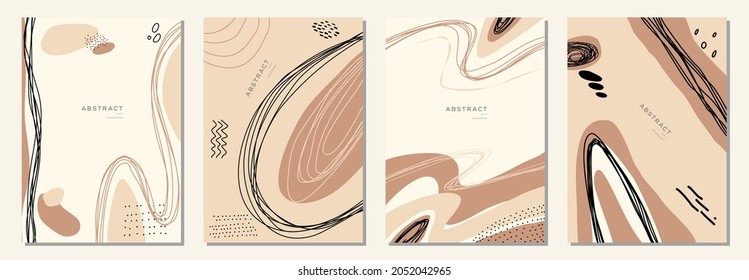 Modern abstract backgrounds.minimal trendy style. various shapes set up design templates good for background  card greeting wallpaper brochure flier invitation and other. vector illustration