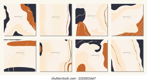 Modern abstract backgrounds.minimal trendy style. various shapes set up design templates good for background  card greeting wallpaper brochure flier invitation and other. vector illustration