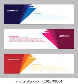 Modern abstract banner